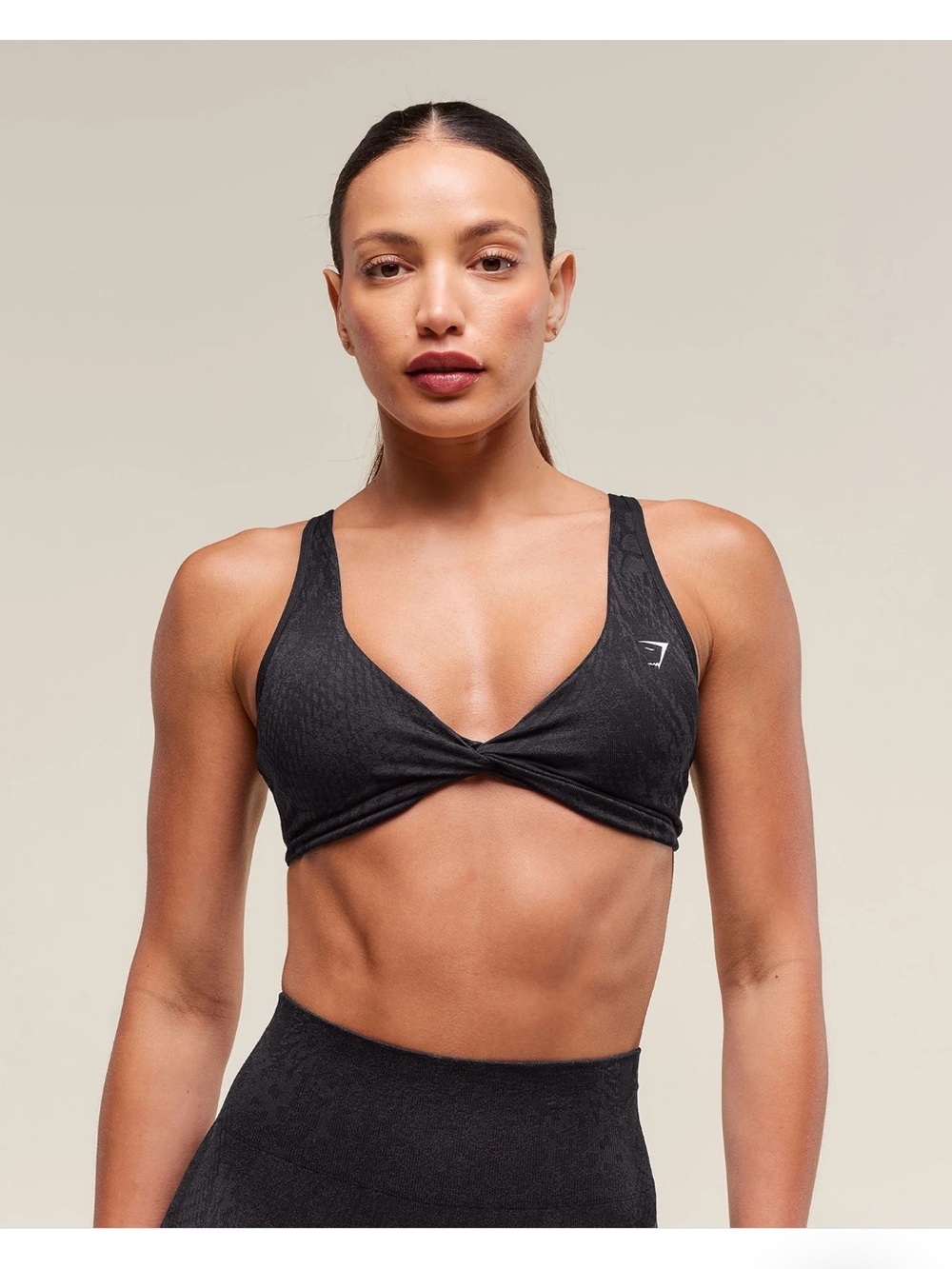 ADAPT ANIMAL SEAMLESS TWIST FRONT BRA